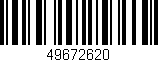 Código de barras (EAN, GTIN, SKU, ISBN): '49672620'