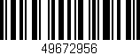 Código de barras (EAN, GTIN, SKU, ISBN): '49672956'