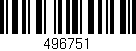 Código de barras (EAN, GTIN, SKU, ISBN): '496751'