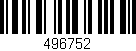 Código de barras (EAN, GTIN, SKU, ISBN): '496752'