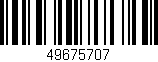 Código de barras (EAN, GTIN, SKU, ISBN): '49675707'