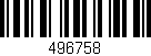 Código de barras (EAN, GTIN, SKU, ISBN): '496758'