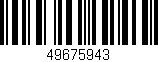 Código de barras (EAN, GTIN, SKU, ISBN): '49675943'