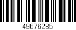 Código de barras (EAN, GTIN, SKU, ISBN): '49676285'