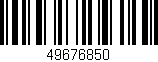 Código de barras (EAN, GTIN, SKU, ISBN): '49676850'