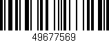 Código de barras (EAN, GTIN, SKU, ISBN): '49677569'