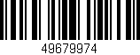 Código de barras (EAN, GTIN, SKU, ISBN): '49679974'