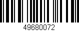 Código de barras (EAN, GTIN, SKU, ISBN): '49680072'