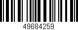Código de barras (EAN, GTIN, SKU, ISBN): '49684259'
