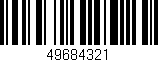 Código de barras (EAN, GTIN, SKU, ISBN): '49684321'