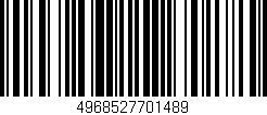 Código de barras (EAN, GTIN, SKU, ISBN): '4968527701489'