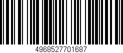 Código de barras (EAN, GTIN, SKU, ISBN): '4968527701687'