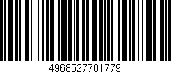 Código de barras (EAN, GTIN, SKU, ISBN): '4968527701779'