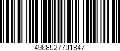 Código de barras (EAN, GTIN, SKU, ISBN): '4968527701847'