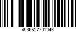 Código de barras (EAN, GTIN, SKU, ISBN): '4968527701946'
