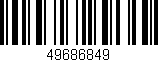Código de barras (EAN, GTIN, SKU, ISBN): '49686849'