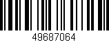 Código de barras (EAN, GTIN, SKU, ISBN): '49687064'