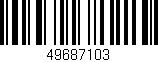 Código de barras (EAN, GTIN, SKU, ISBN): '49687103'