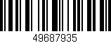 Código de barras (EAN, GTIN, SKU, ISBN): '49687935'