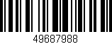 Código de barras (EAN, GTIN, SKU, ISBN): '49687988'