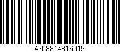 Código de barras (EAN, GTIN, SKU, ISBN): '4968814816919'