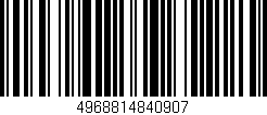Código de barras (EAN, GTIN, SKU, ISBN): '4968814840907'
