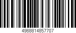 Código de barras (EAN, GTIN, SKU, ISBN): '4968814857707'