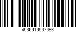 Código de barras (EAN, GTIN, SKU, ISBN): '4968818987356'