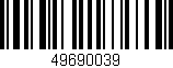 Código de barras (EAN, GTIN, SKU, ISBN): '49690039'