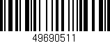 Código de barras (EAN, GTIN, SKU, ISBN): '49690511'