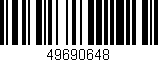 Código de barras (EAN, GTIN, SKU, ISBN): '49690648'