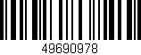 Código de barras (EAN, GTIN, SKU, ISBN): '49690978'