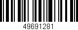 Código de barras (EAN, GTIN, SKU, ISBN): '49691281'