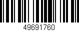 Código de barras (EAN, GTIN, SKU, ISBN): '49691760'