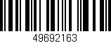 Código de barras (EAN, GTIN, SKU, ISBN): '49692163'