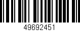 Código de barras (EAN, GTIN, SKU, ISBN): '49692451'