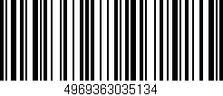 Código de barras (EAN, GTIN, SKU, ISBN): '4969363035134'