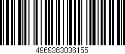 Código de barras (EAN, GTIN, SKU, ISBN): '4969363036155'