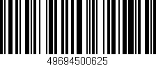 Código de barras (EAN, GTIN, SKU, ISBN): '49694500625'