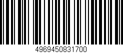 Código de barras (EAN, GTIN, SKU, ISBN): '4969450831700'