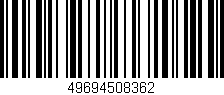 Código de barras (EAN, GTIN, SKU, ISBN): '49694508362'