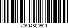 Código de barras (EAN, GTIN, SKU, ISBN): '49694508508'