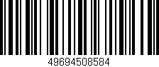 Código de barras (EAN, GTIN, SKU, ISBN): '49694508584'