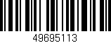 Código de barras (EAN, GTIN, SKU, ISBN): '49695113'