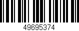 Código de barras (EAN, GTIN, SKU, ISBN): '49695374'