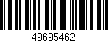 Código de barras (EAN, GTIN, SKU, ISBN): '49695462'