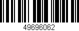 Código de barras (EAN, GTIN, SKU, ISBN): '49696062'