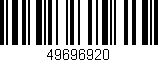 Código de barras (EAN, GTIN, SKU, ISBN): '49696920'