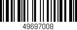 Código de barras (EAN, GTIN, SKU, ISBN): '49697008'