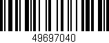 Código de barras (EAN, GTIN, SKU, ISBN): '49697040'